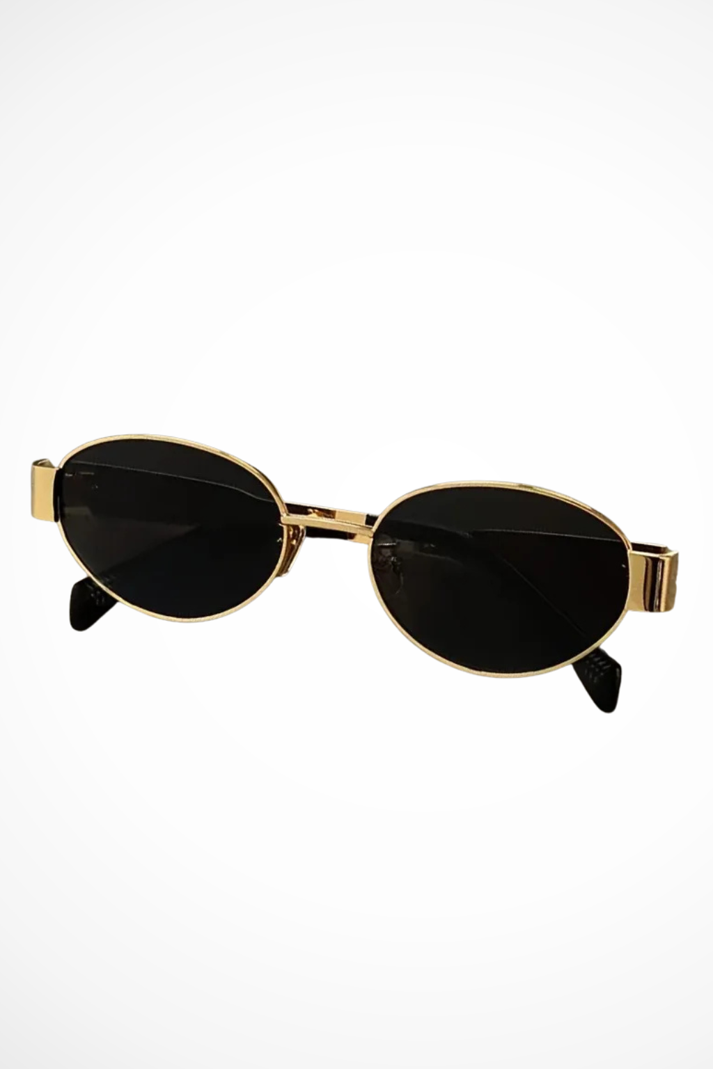 Clarabelle | Damen Sonnenbrille – Oval Metallrahmen Elegant