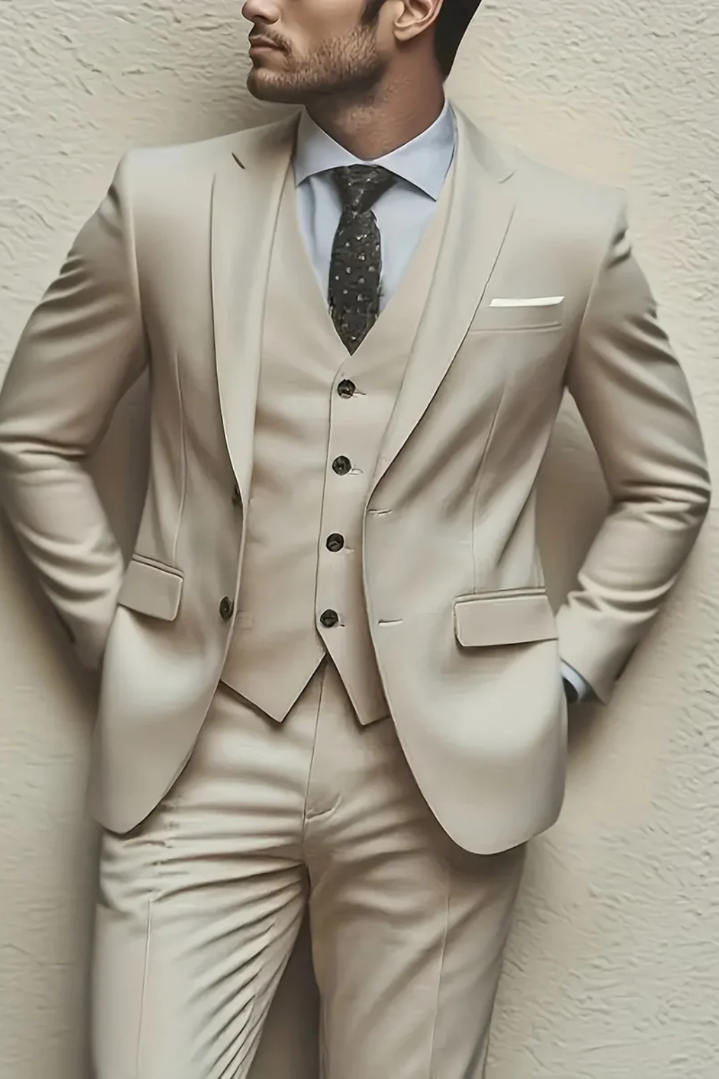 Ronald | Herren Anzug 3-teilig – Elegant & Sommerlich