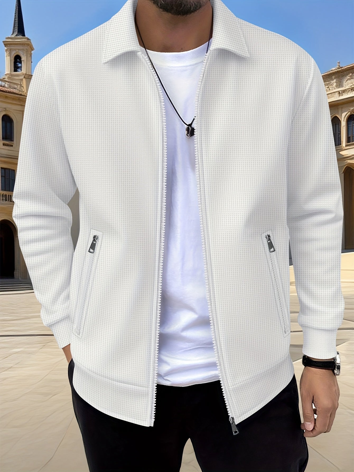 Herren Sportliche Fashion Jacke
