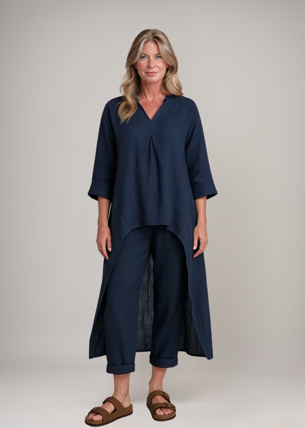 Damen Tunikaset mit Hose für den Sommer