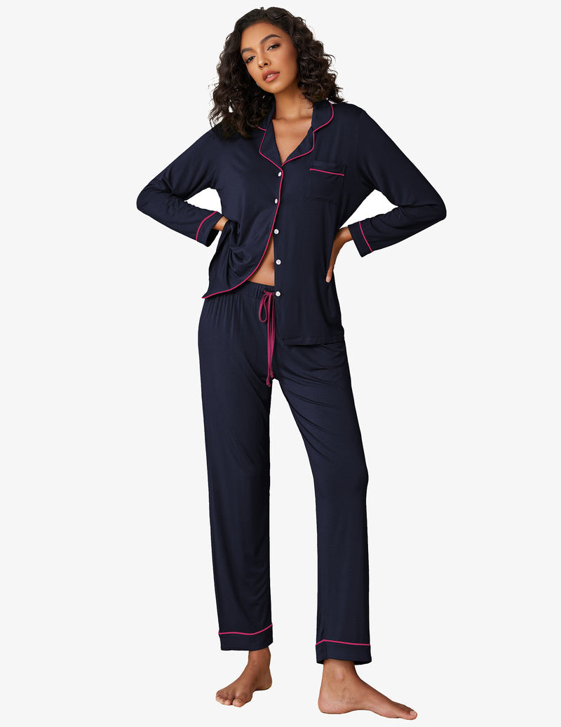 Damen 2-teiliges Cozy Pyjama Set für Zuhause