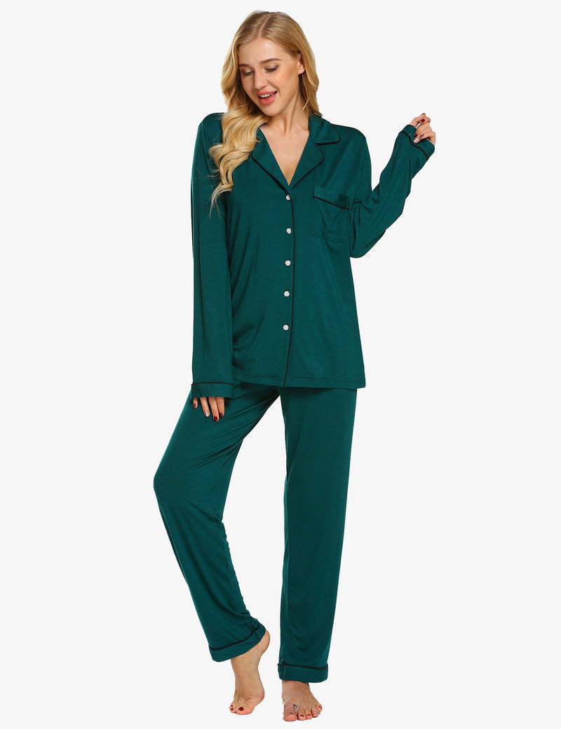 Damen 2-teiliges Cozy Pyjama Set für Zuhause