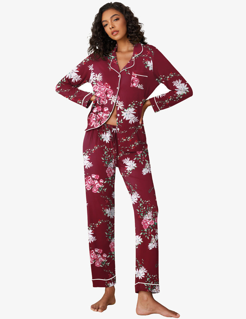 Damen 2-teiliges Cozy Pyjama Set für Zuhause