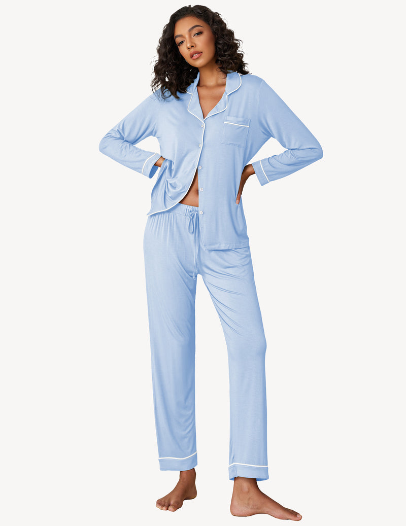 Damen 2-teiliges Cozy Pyjama Set für Zuhause