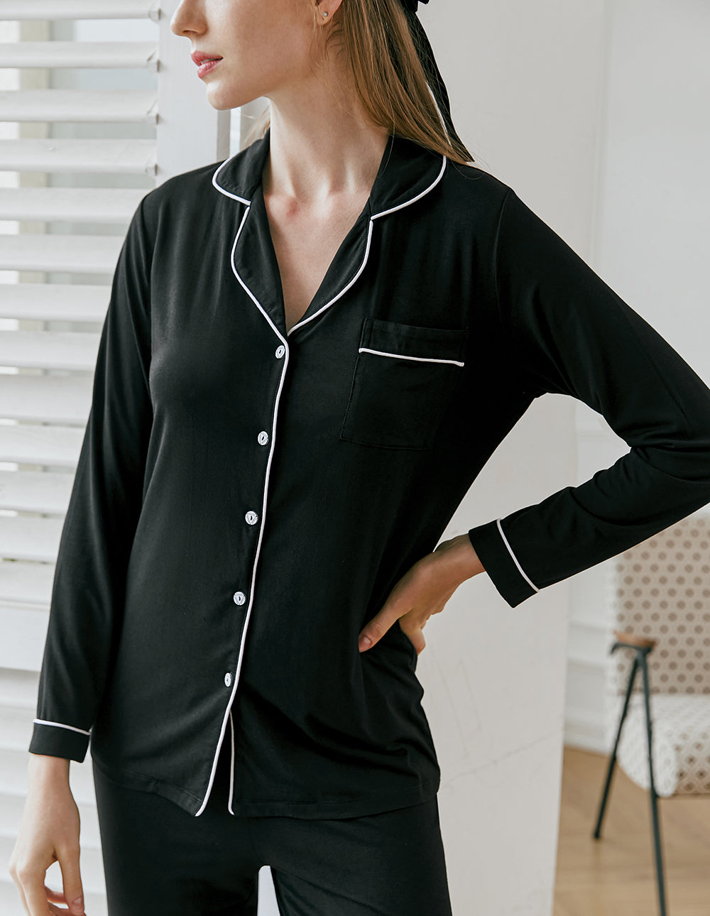 Damen 2-teiliges Cozy Pyjama Set für Zuhause