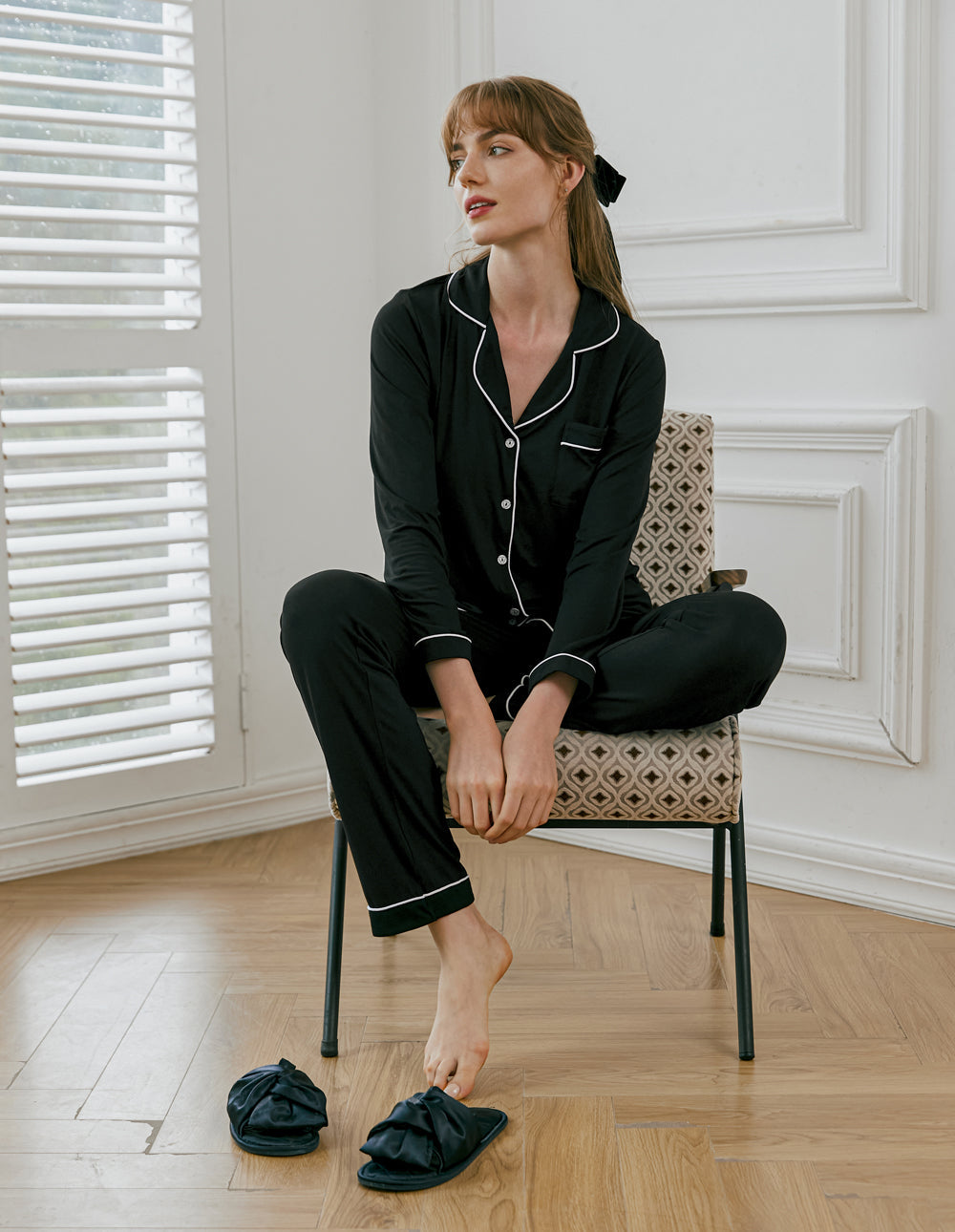Damen 2-teiliges Cozy Pyjama Set für Zuhause