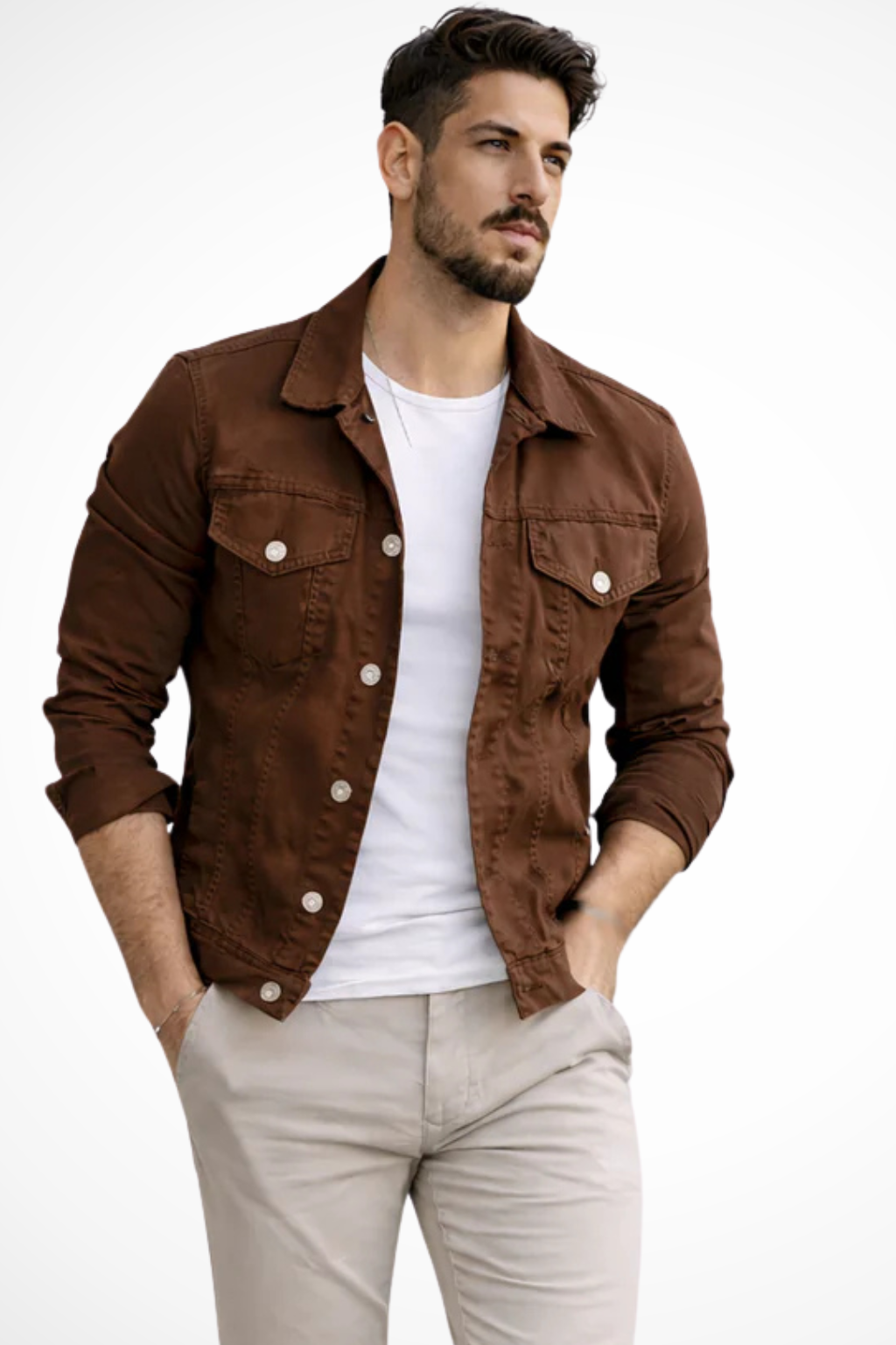 Brody | Herren Jeansjacke – Relaxed Fit & Mehrere Taschen Modern
