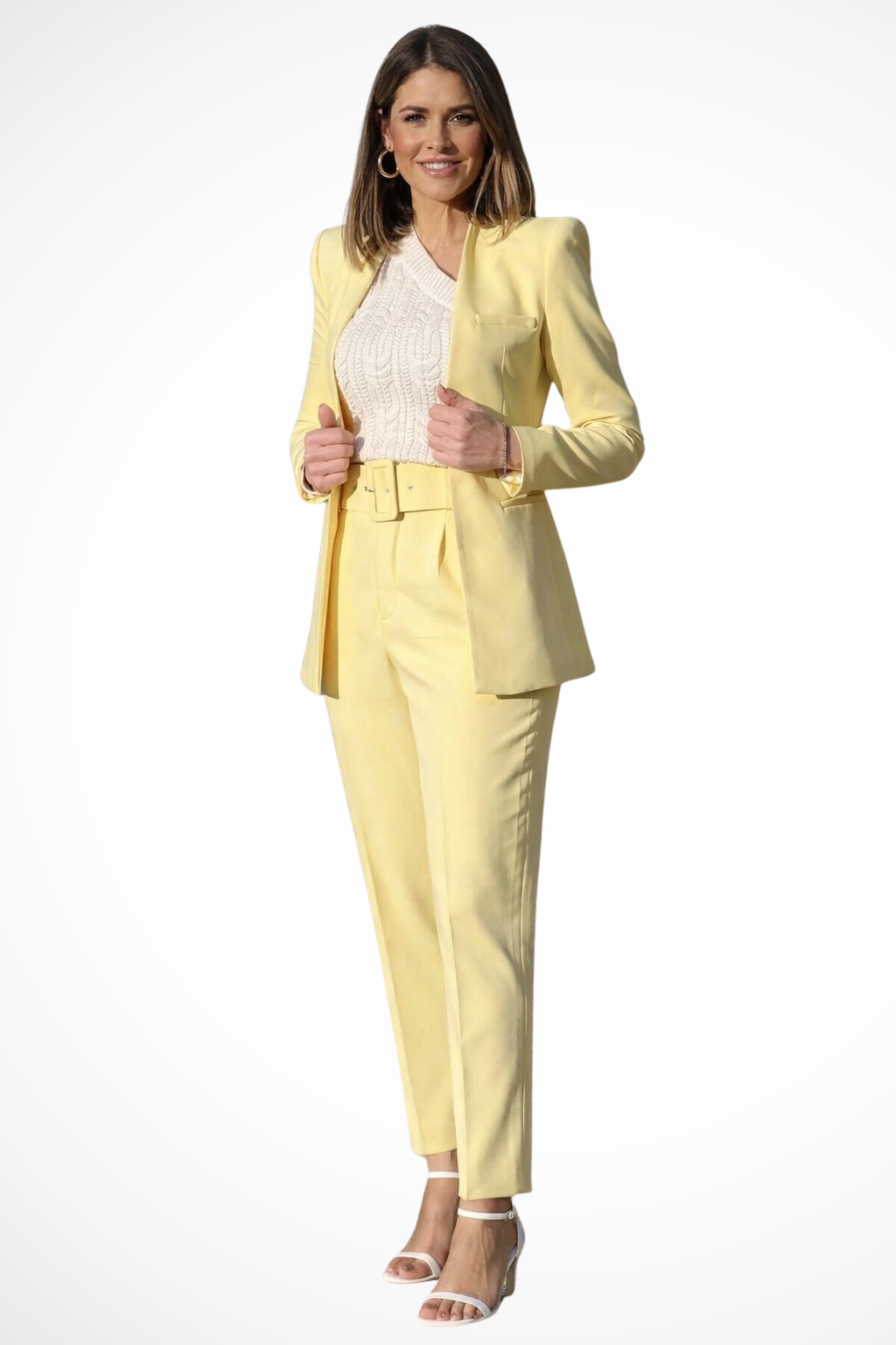 Josephine | Damen Hosenanzug – Blazer & Weite Hose Elegant