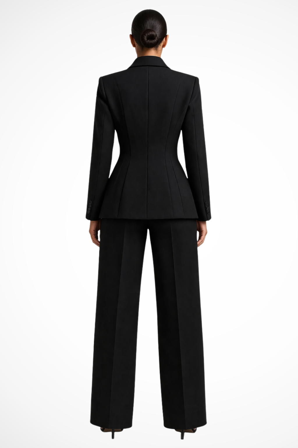 Clarissa | Damen Hosenanzug – Blazer & Weite Hose Elegant