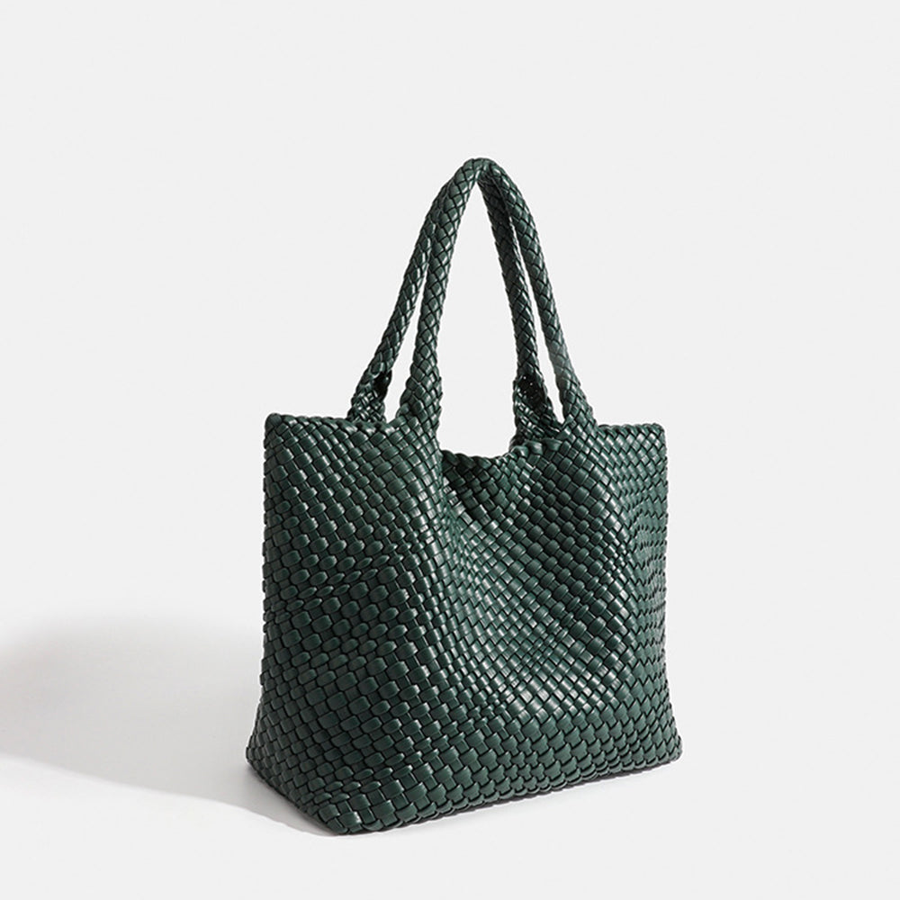 Gewebte Damen Tote Bag – Luxuriöse Handtasche mit Geräumigem Design