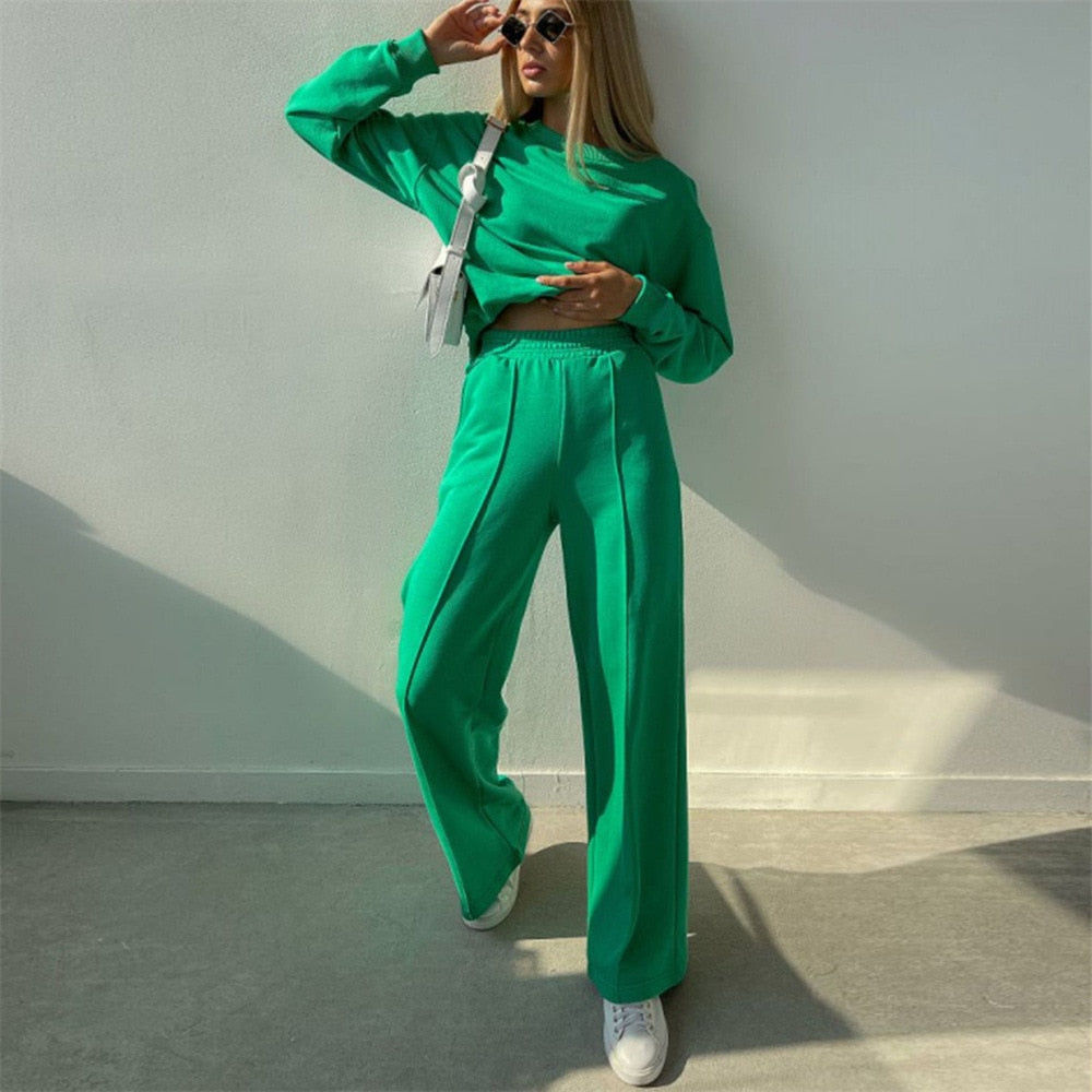 Damen 2-teiliges Jogginganzug-Set