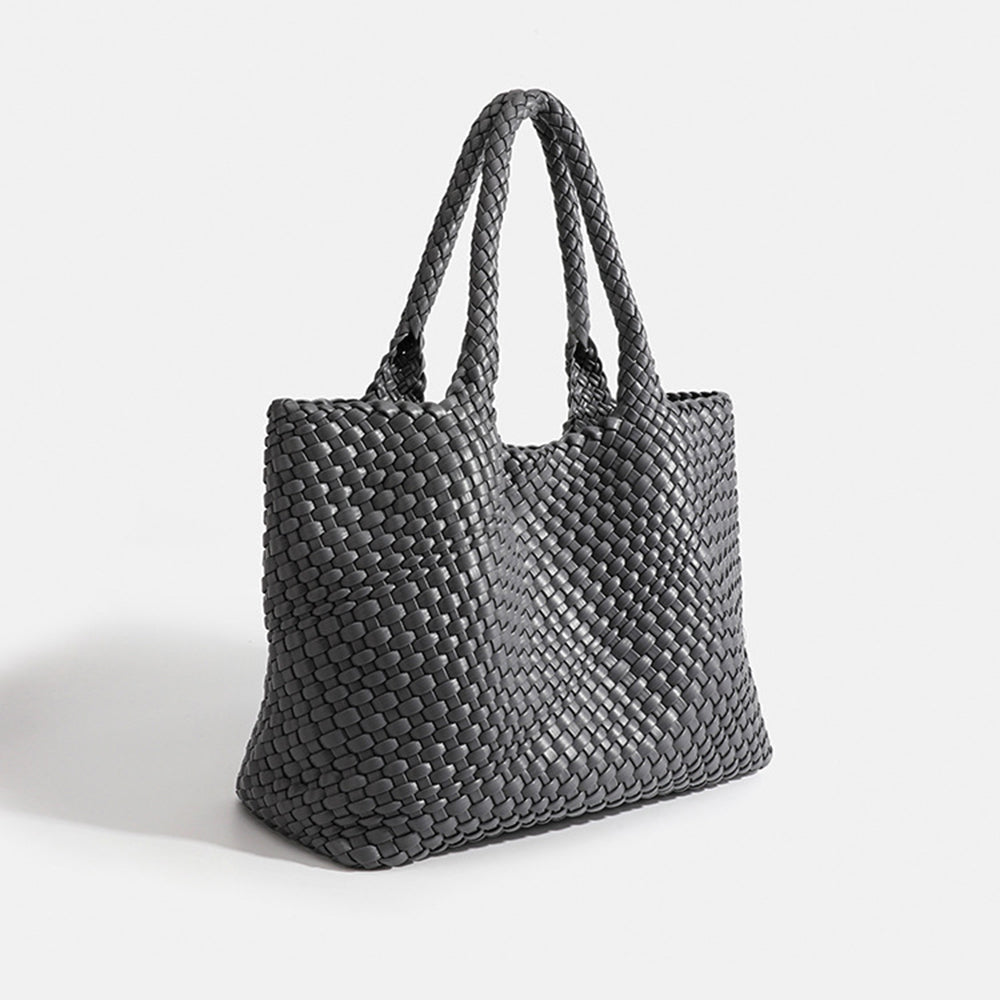 Gewebte Damen Tote Bag – Luxuriöse Handtasche mit Geräumigem Design