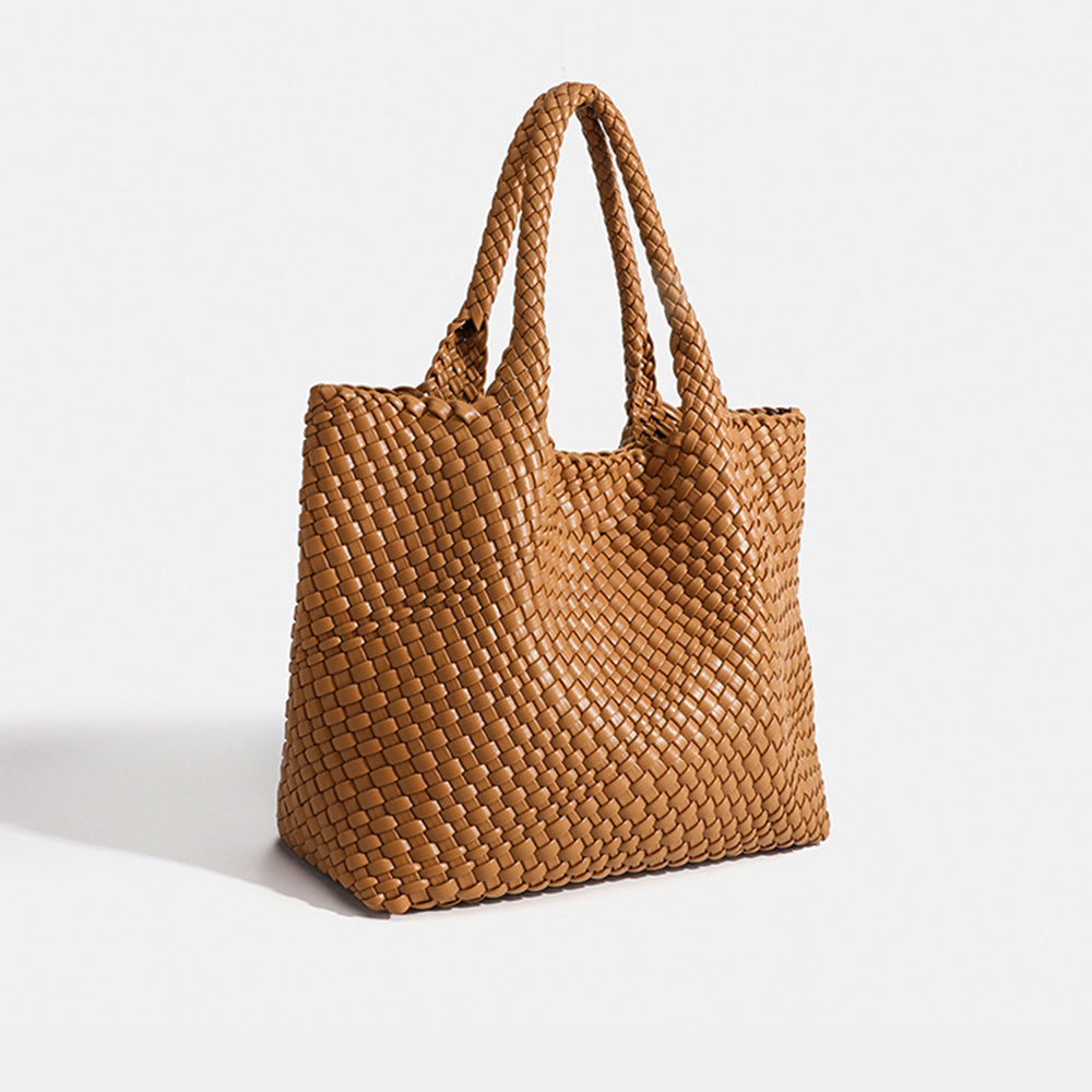 Gewebte Damen Tote Bag – Luxuriöse Handtasche mit Geräumigem Design