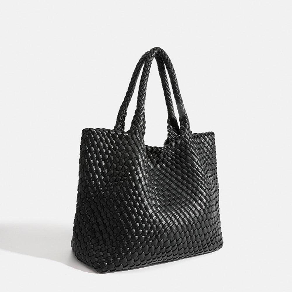 Gewebte Damen Tote Bag – Luxuriöse Handtasche mit Geräumigem Design