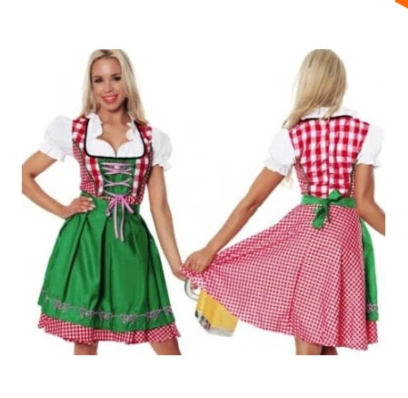 Damen Oktoberfest Biermädchen Kostüm