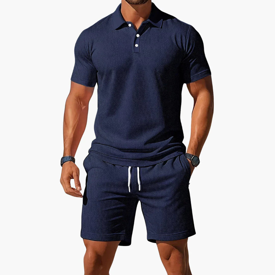 Herren 2-teiliges Poloset – Atmungsaktiv & Bequem