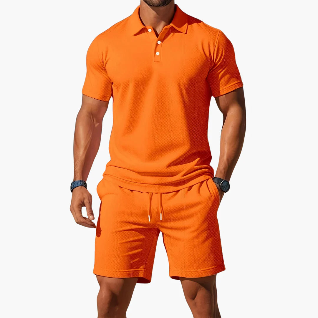Herren 2-teiliges Poloset – Atmungsaktiv & Bequem