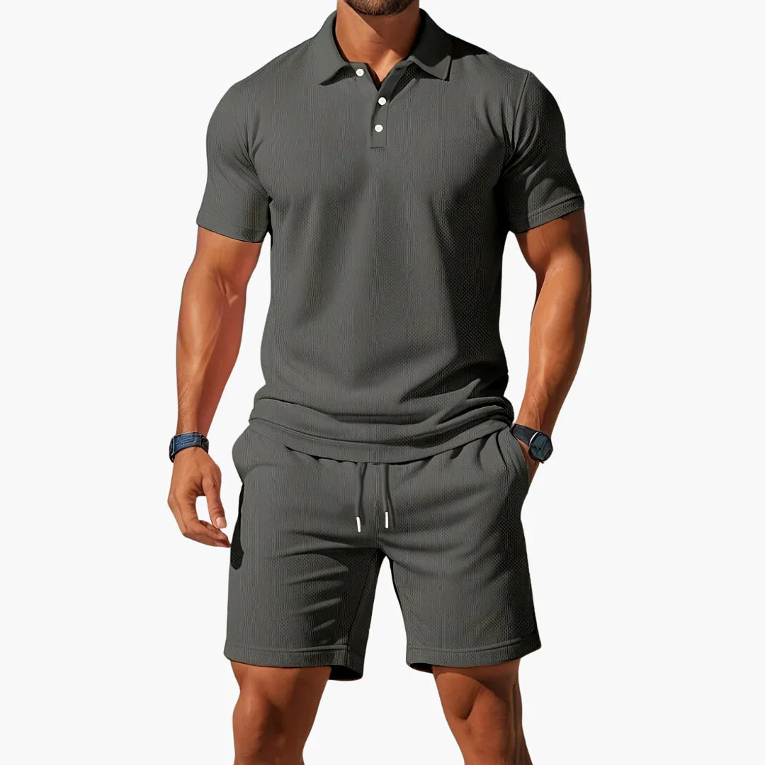 Herren 2-teiliges Poloset – Atmungsaktiv & Bequem
