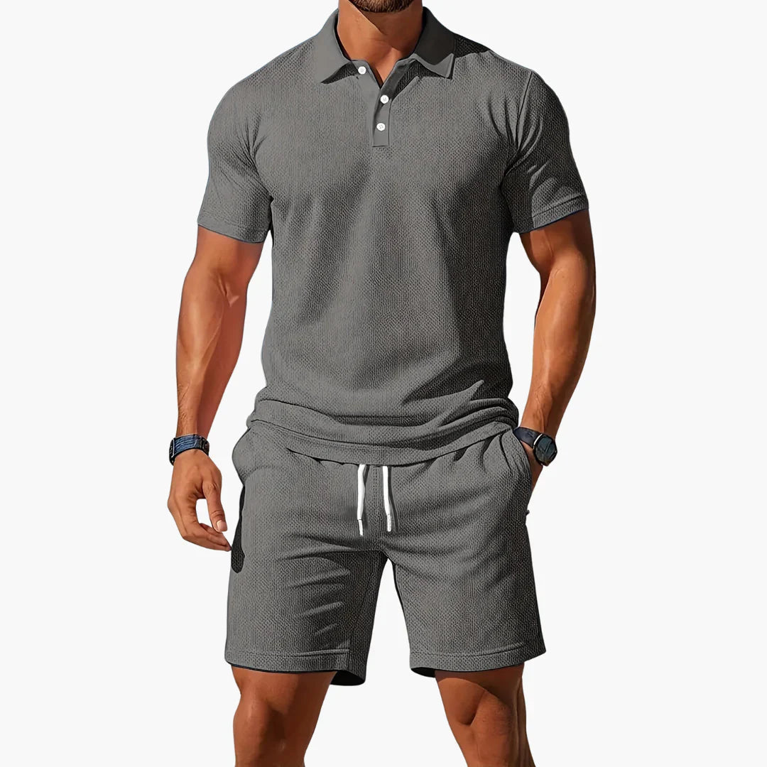 Herren 2-teiliges Poloset – Atmungsaktiv & Bequem
