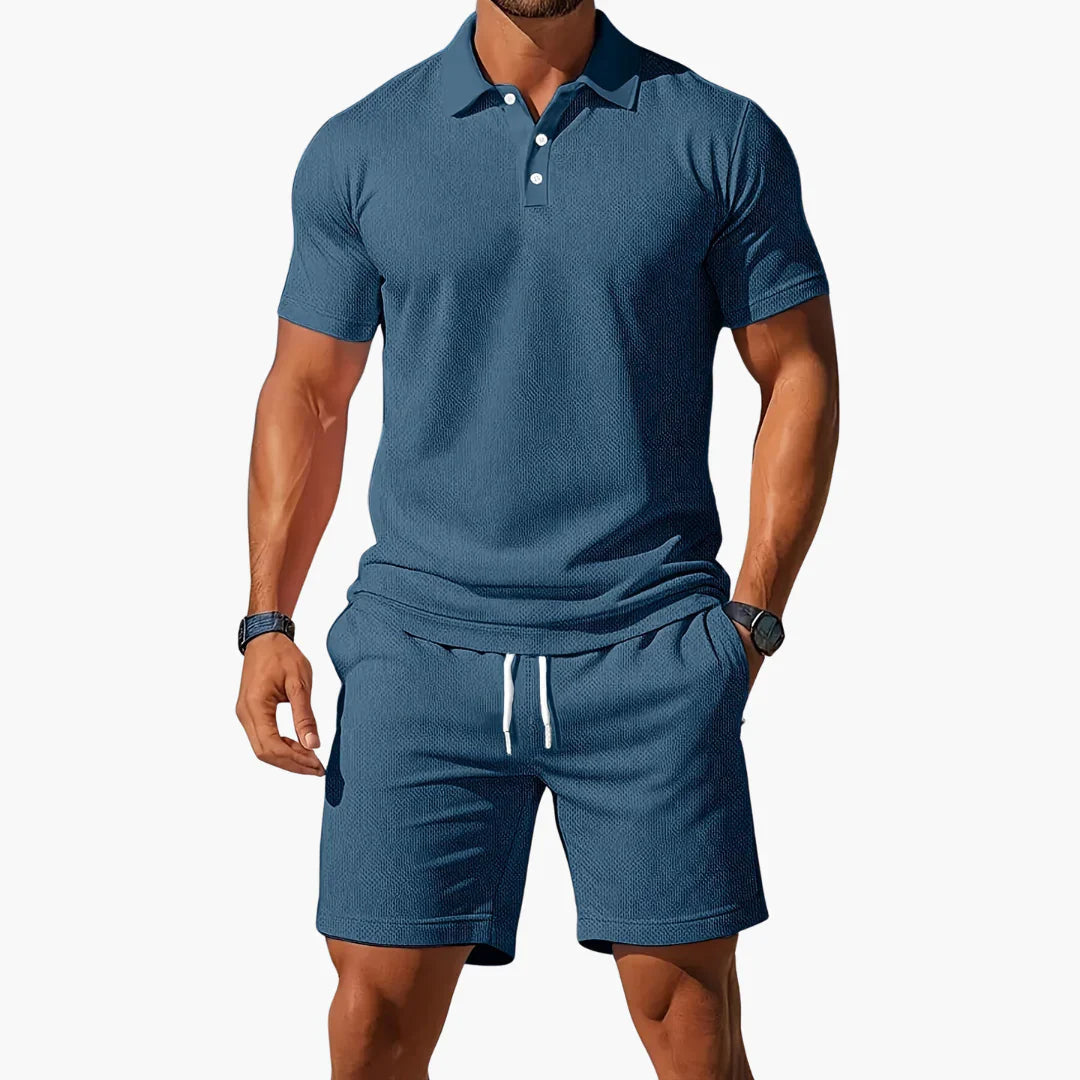 Herren 2-teiliges Poloset – Atmungsaktiv & Bequem