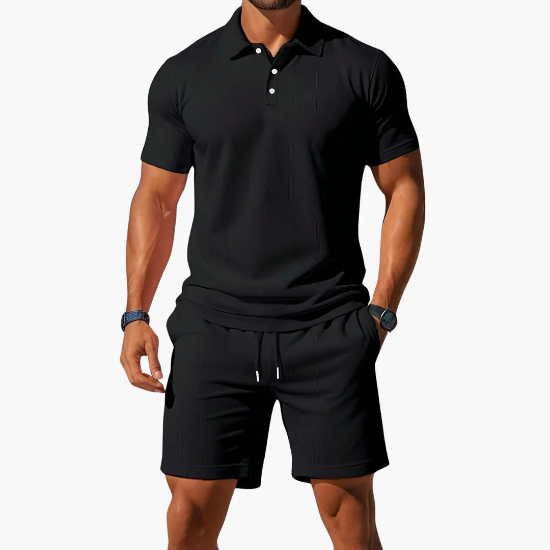 Herren 2-teiliges Poloset – Atmungsaktiv & Bequem