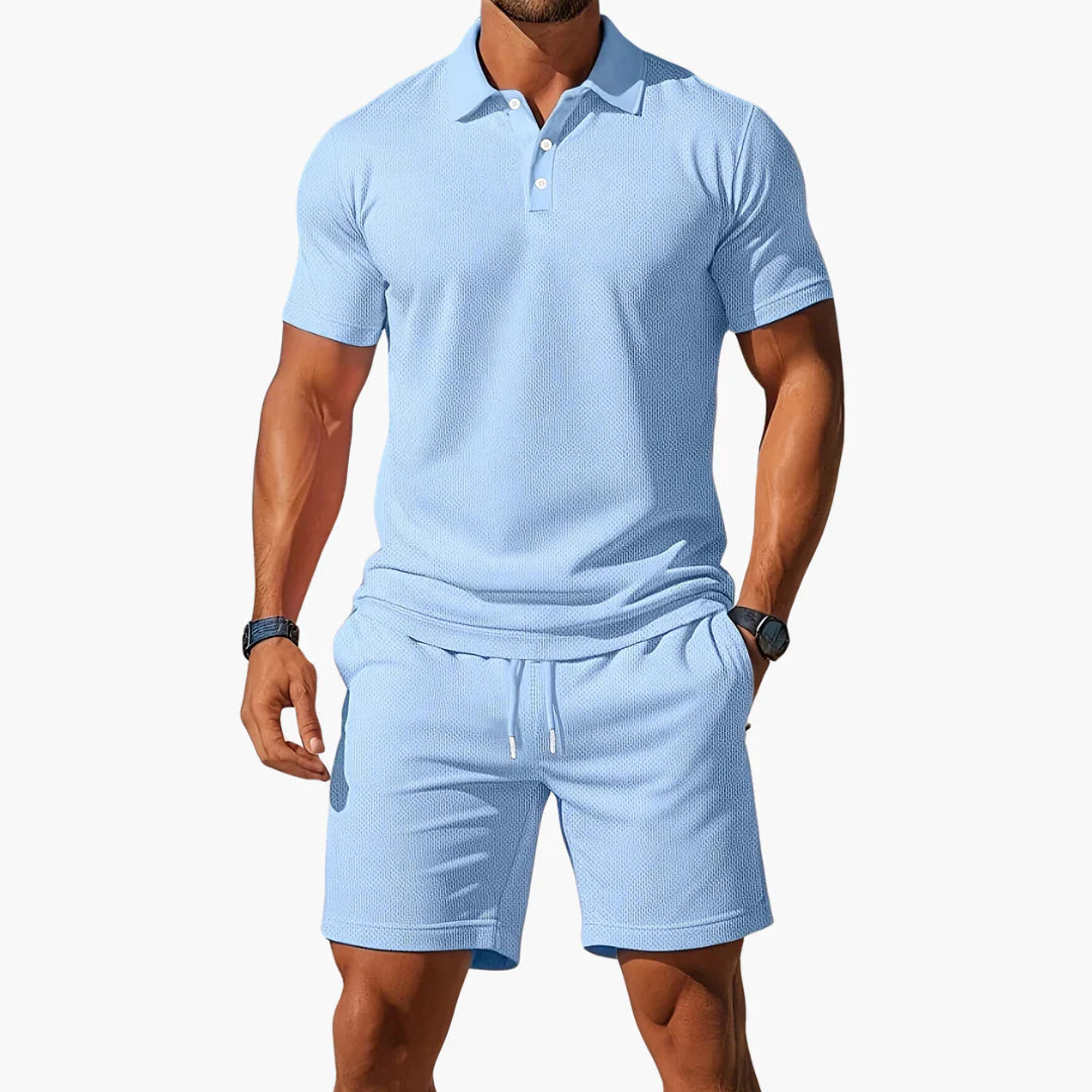 Herren 2-teiliges Poloset – Atmungsaktiv & Bequem