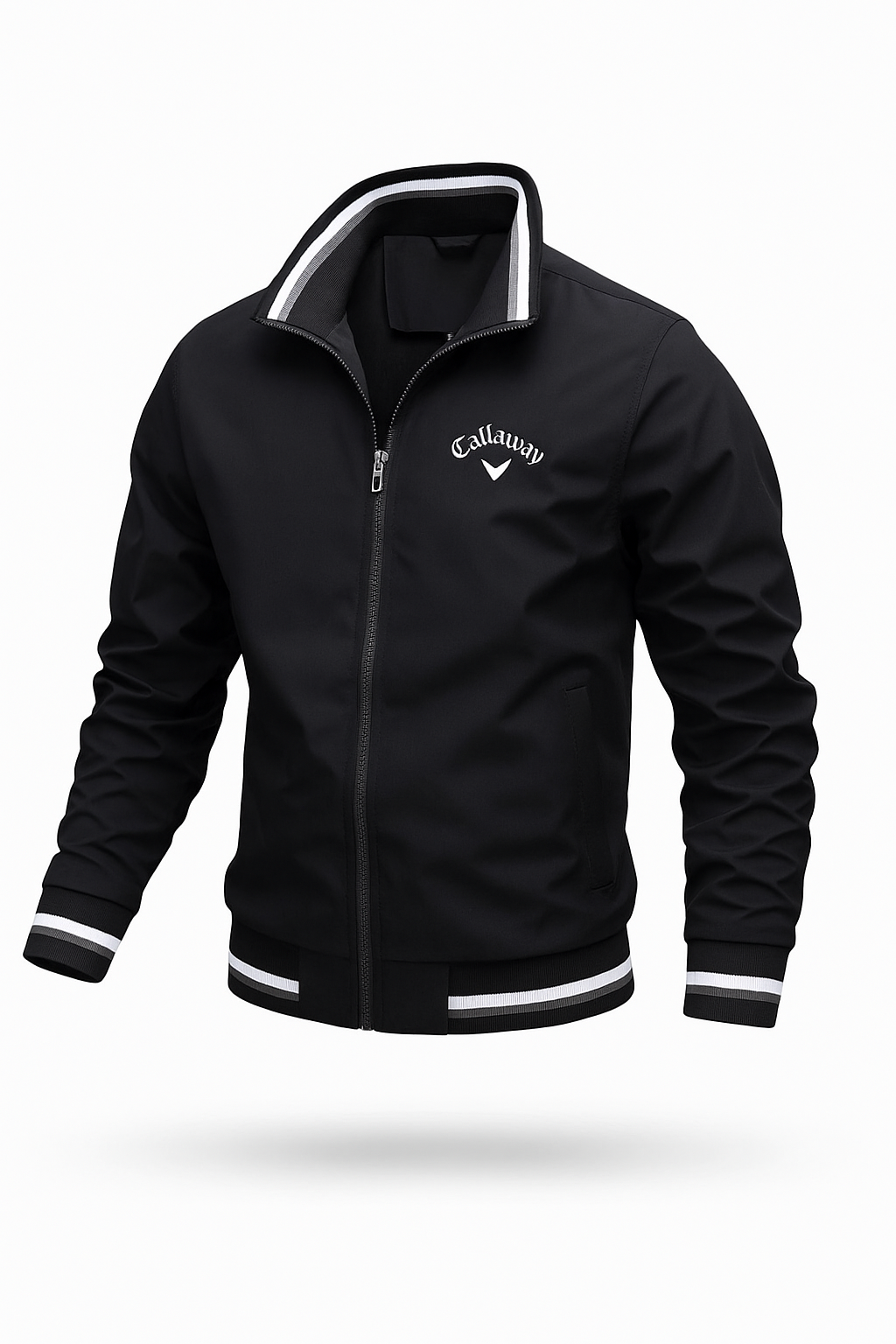 Herren Sportlich-Elegante Jacke mit Stehkragen