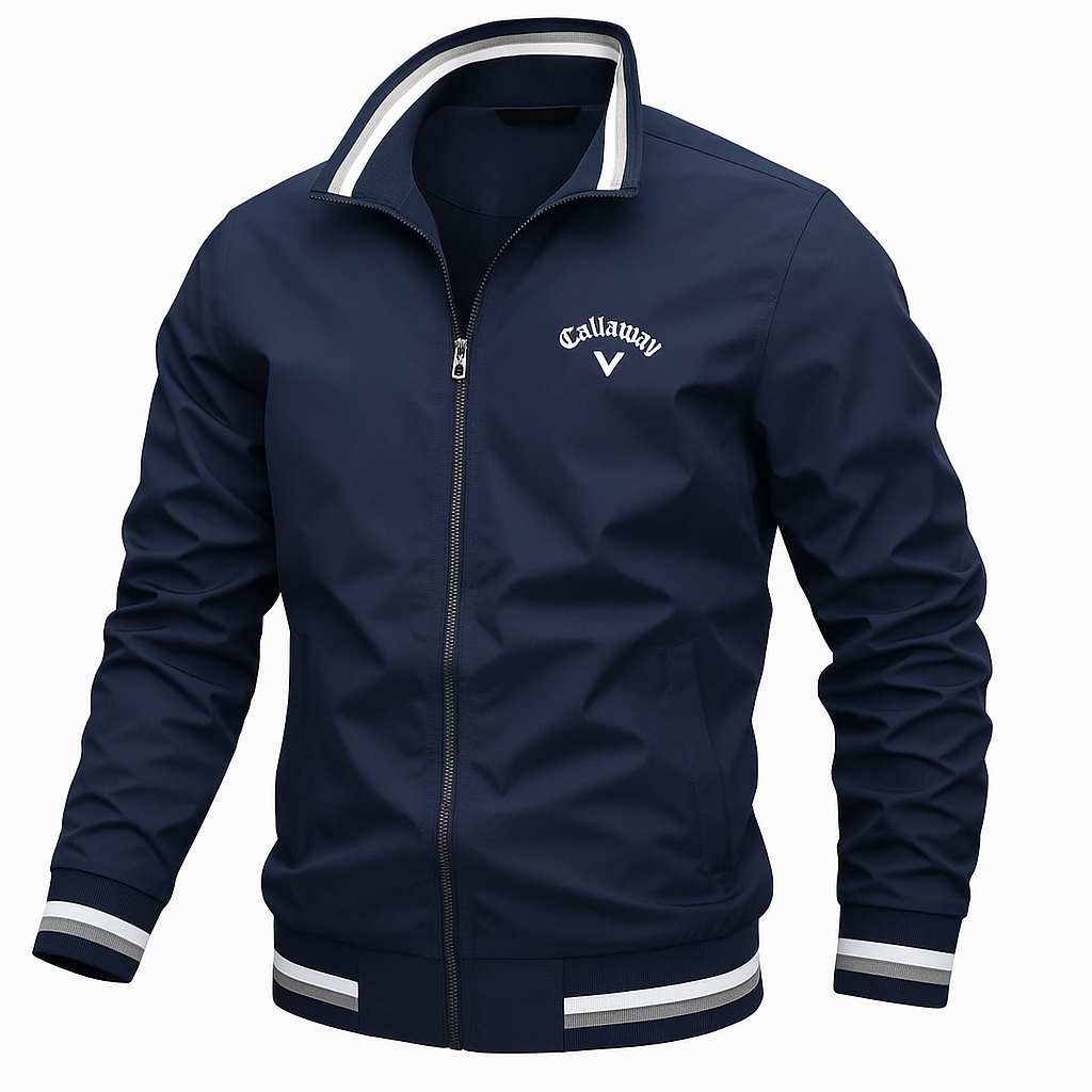 Herren Sportlich-Elegante Jacke mit Stehkragen