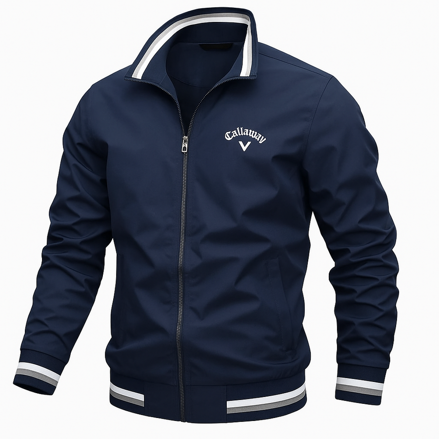 Herren Sportlich-Elegante Jacke mit Stehkragen