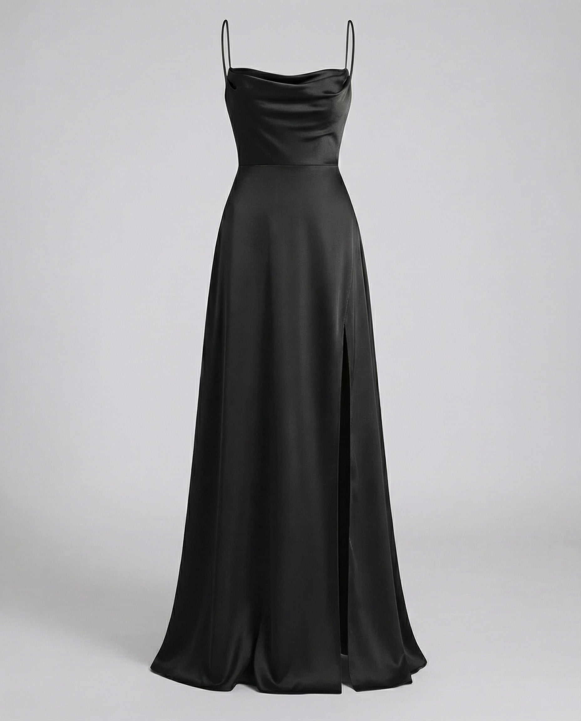 Damen Elegantes Maxikleid mit Beinschlitz