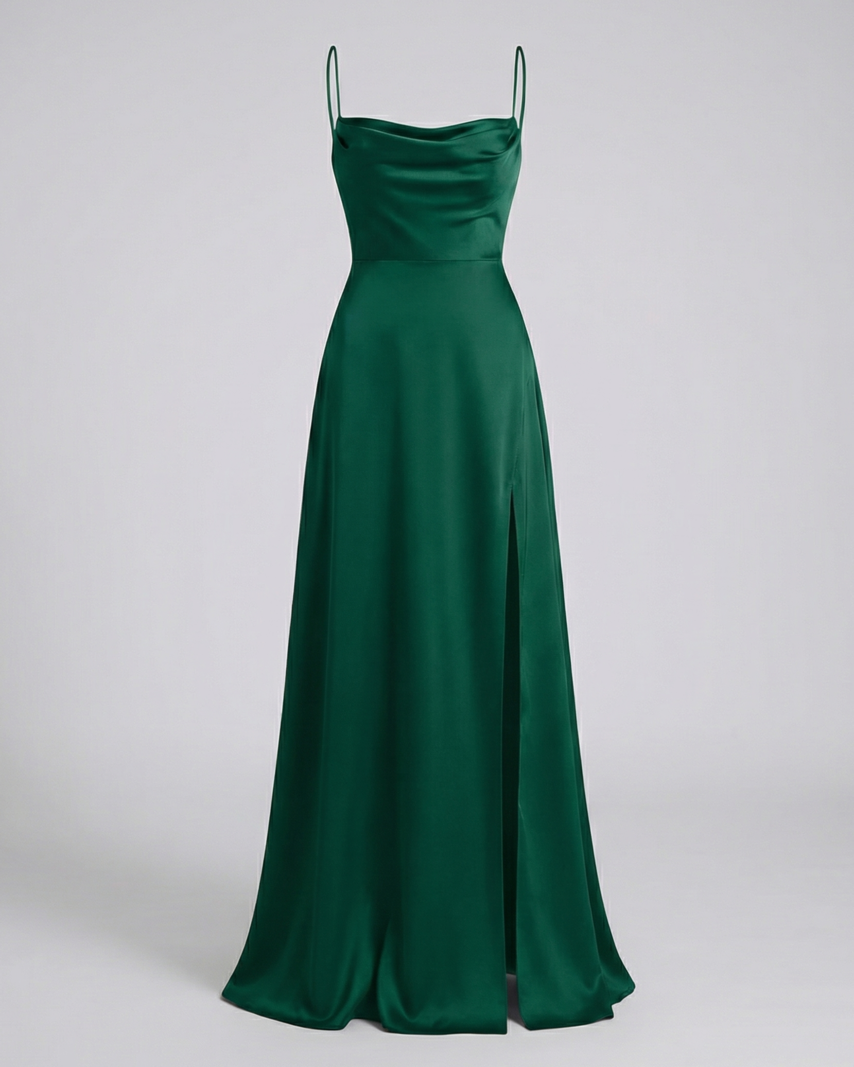 Damen Elegantes Maxikleid mit Beinschlitz