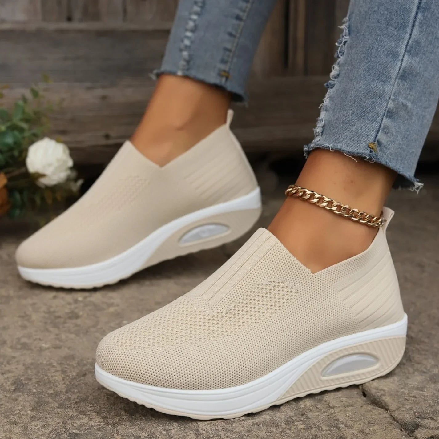 Damen Orthopädische Komfortschuhe mit Dämpfender Sohle