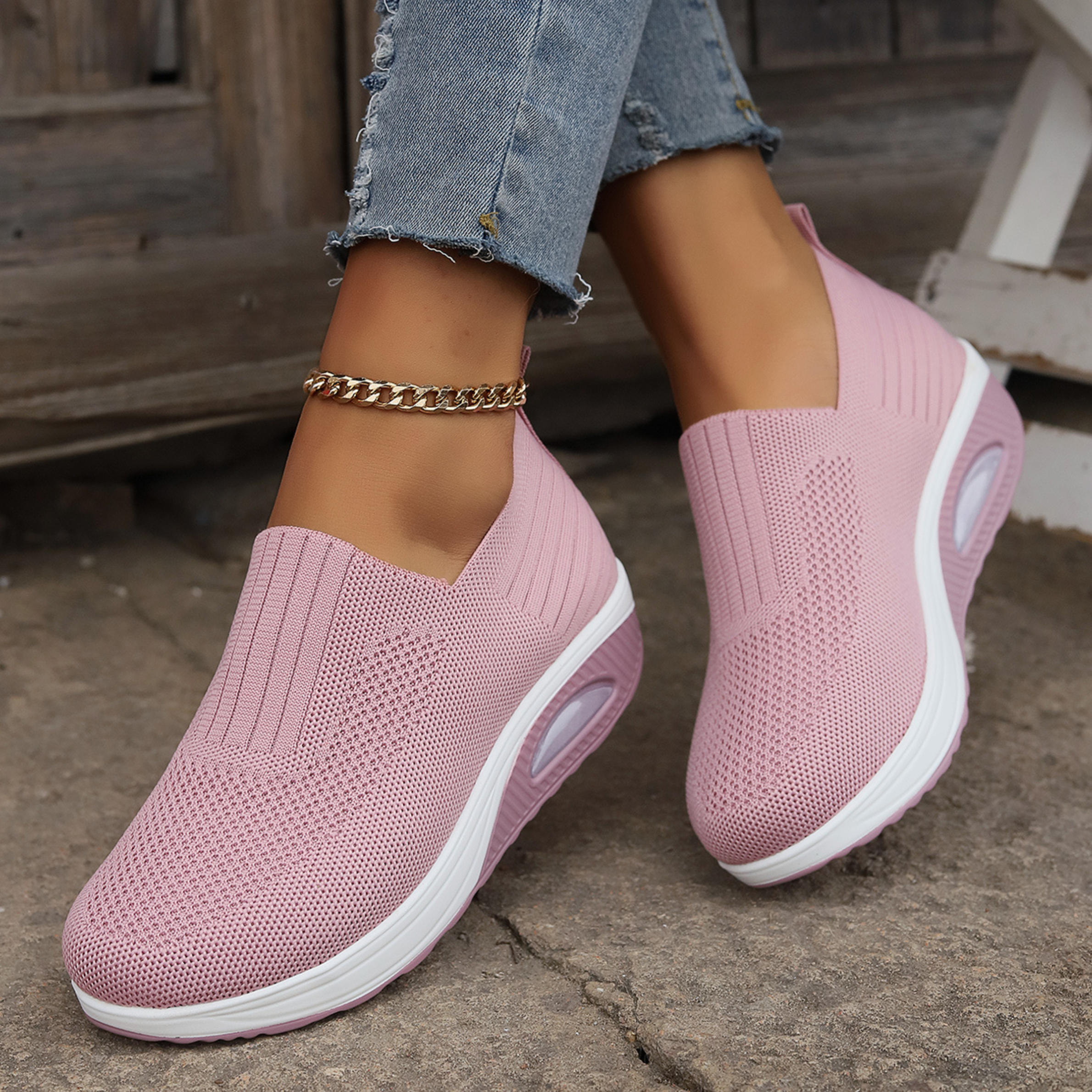 Damen Orthopädische Komfortschuhe mit Dämpfender Sohle