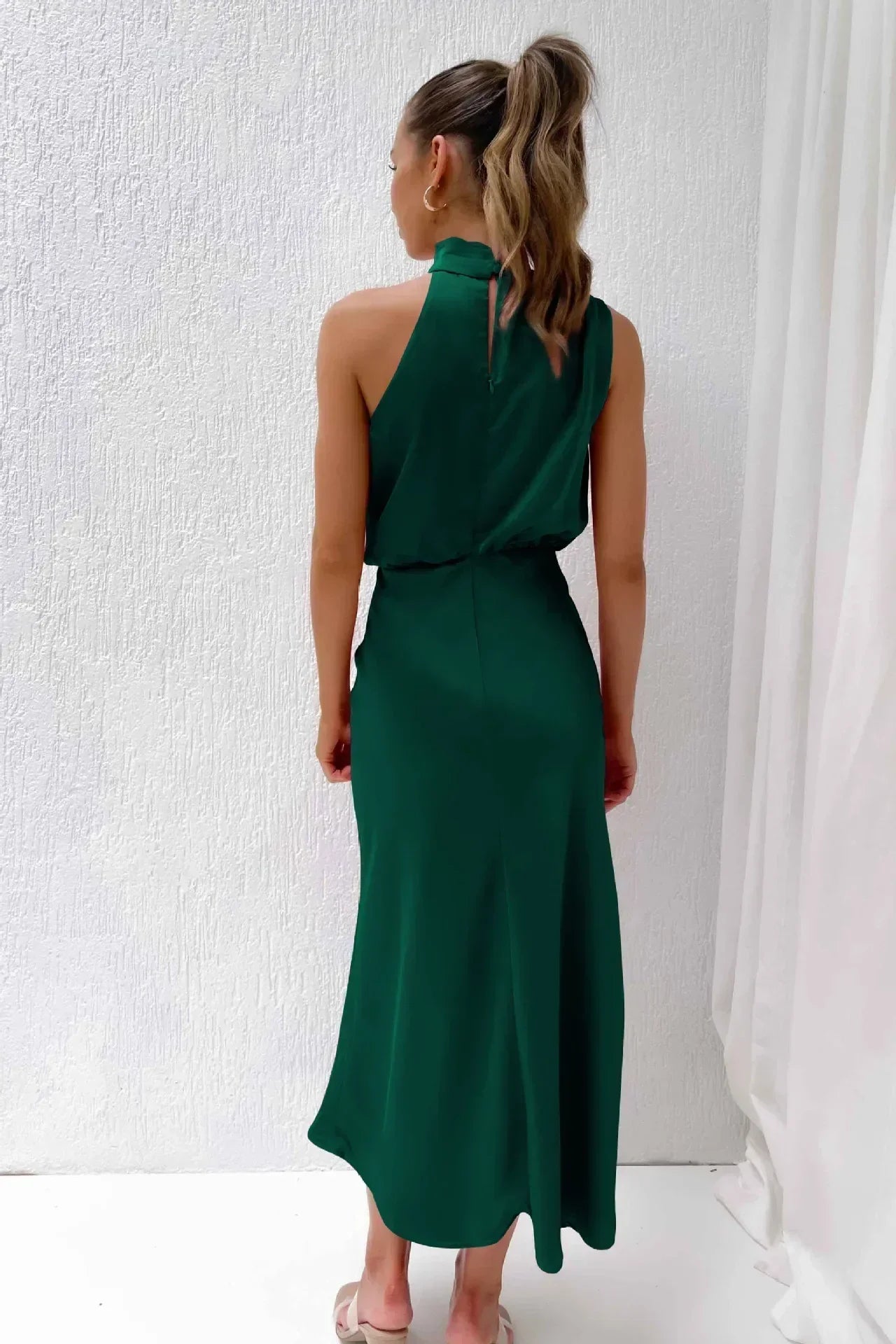 Damen Neckholder-Abendkleid für Elegante Anlässe