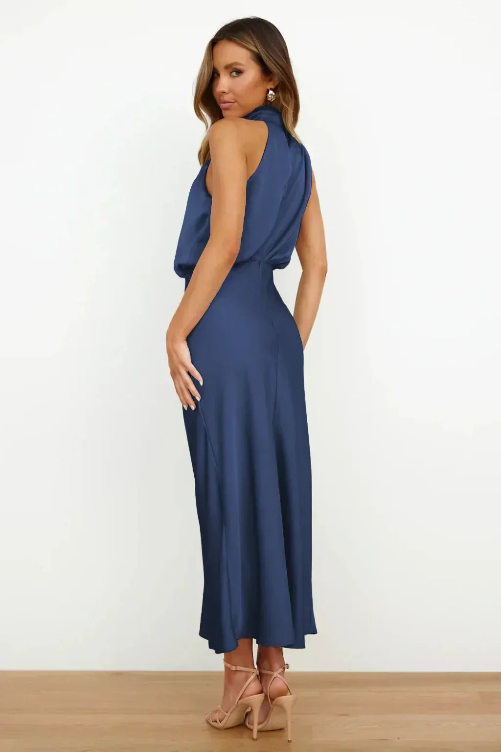 Damen Neckholder-Abendkleid für Elegante Anlässe
