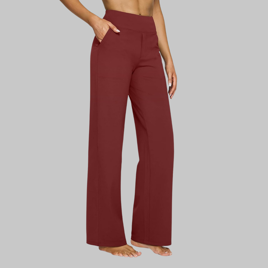 Damen Stretchhose – Komfort Fit & Knitterfrei