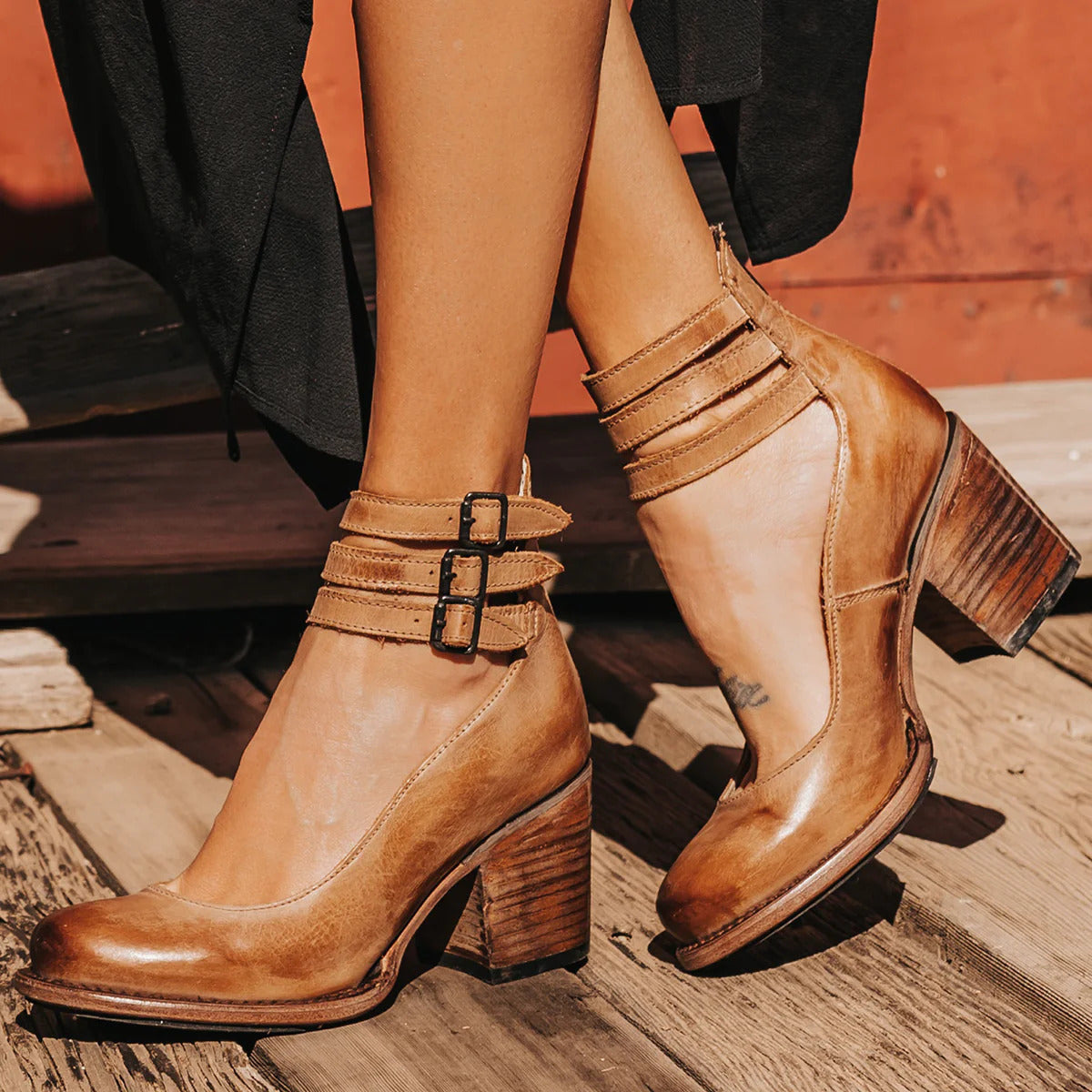 Florence | Damen Sandaletten – Elegant mit Knöchelriemen