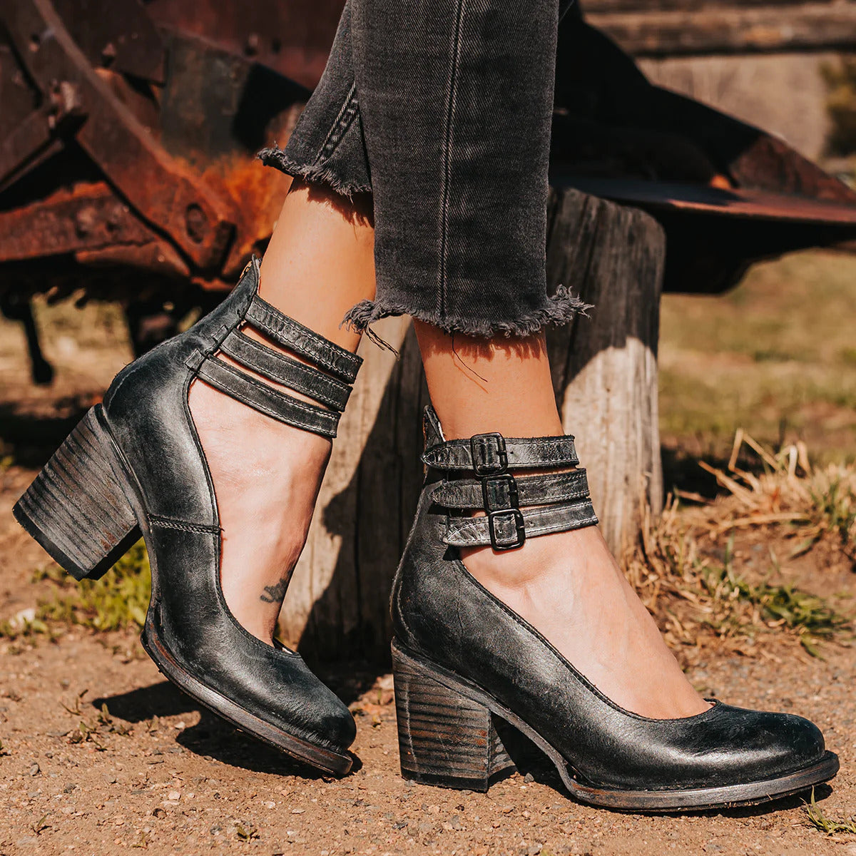 Florence | Damen Sandaletten – Elegant mit Knöchelriemen