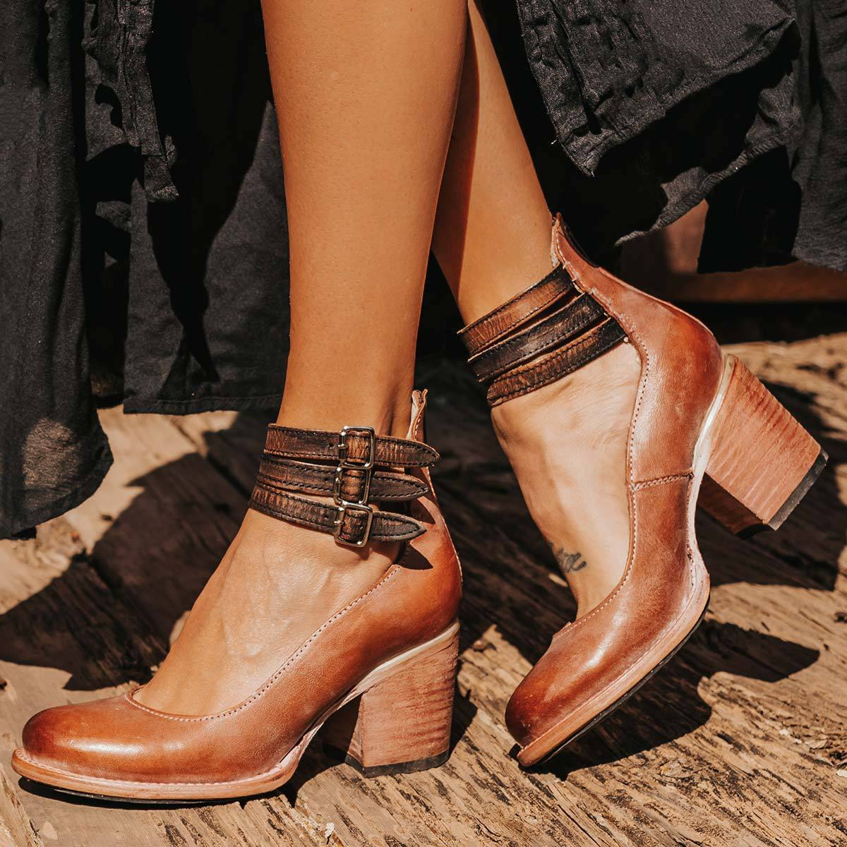 Florence | Damen Sandaletten – Elegant mit Knöchelriemen