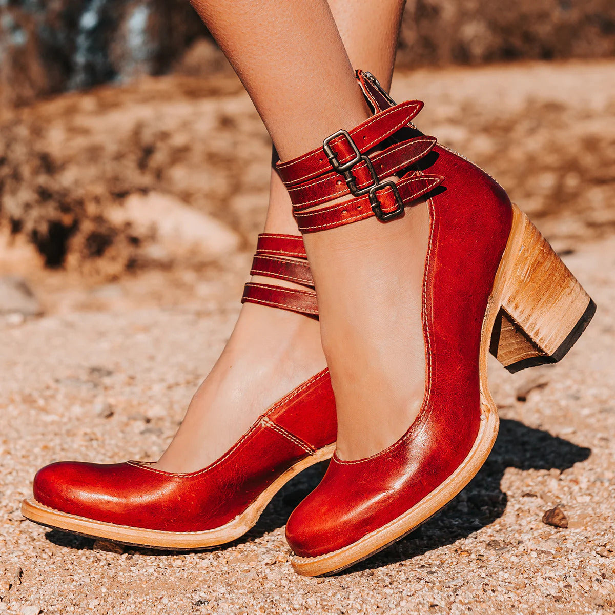 Florence | Damen Sandaletten – Elegant mit Knöchelriemen