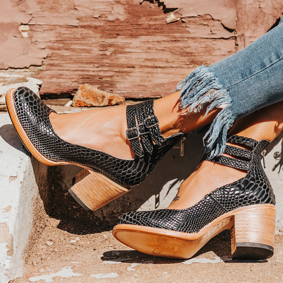Florence | Damen Sandaletten – Elegant mit Knöchelriemen