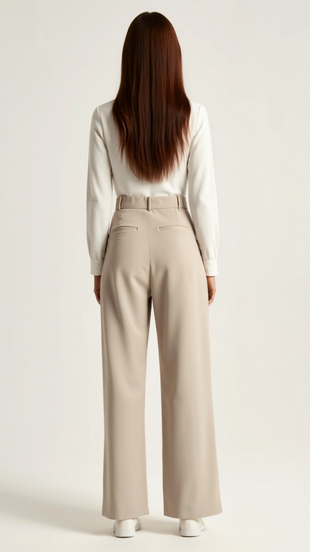 Zanira | Damen Hose – Weites Bein & Hohe Taille Elegant