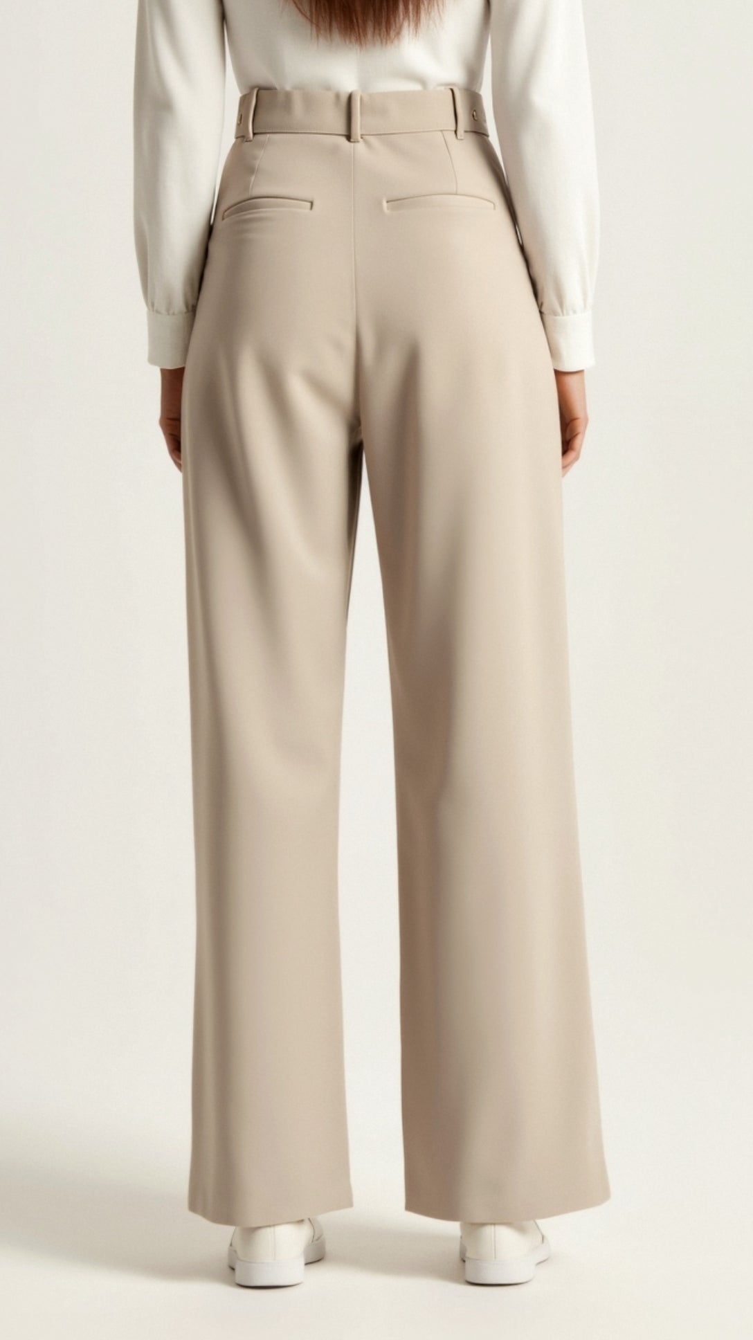 Zanira | Damen Hose – Weites Bein & Hohe Taille Elegant