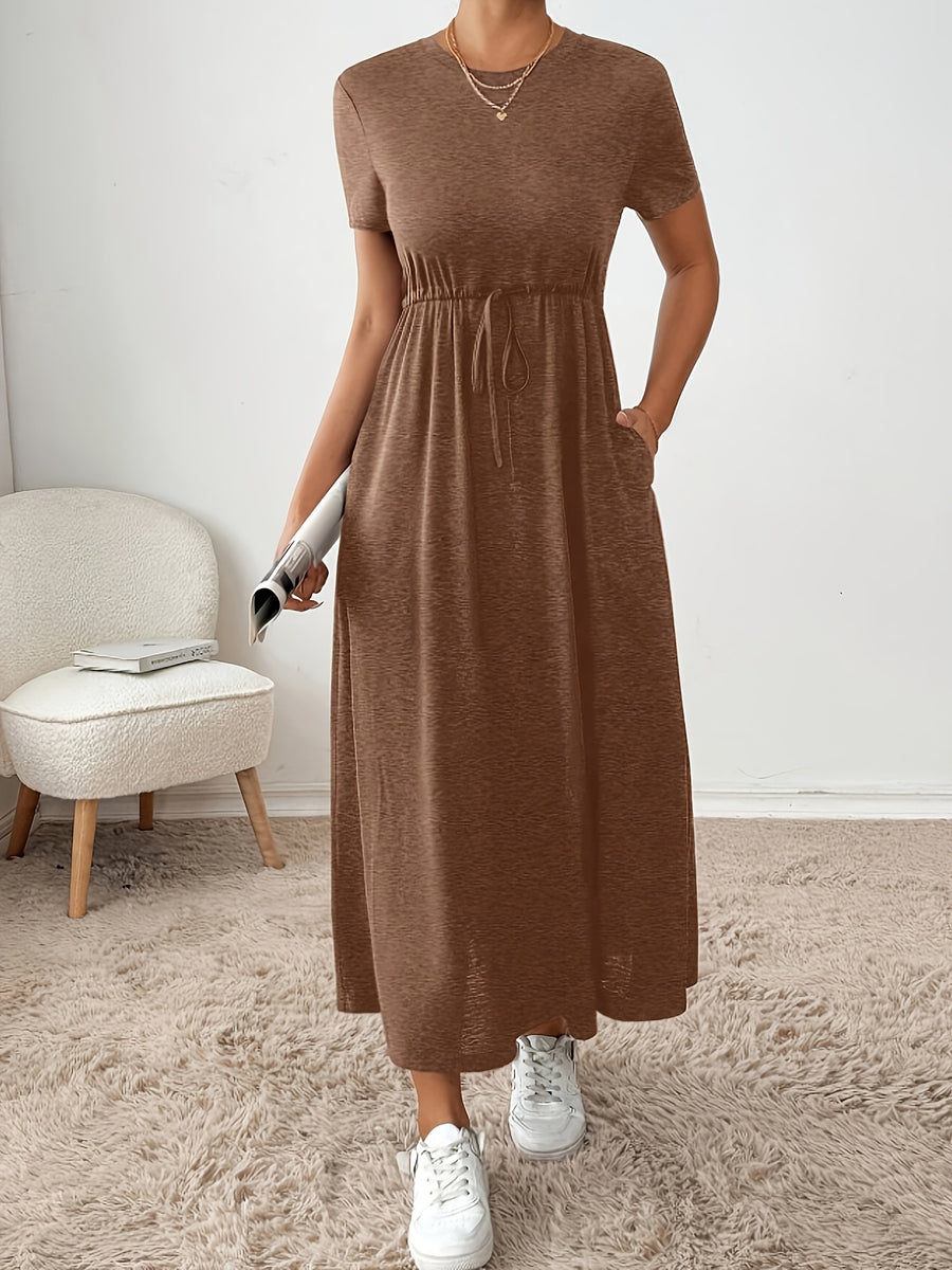Damen Modisches Fit-and-Flare Kleid