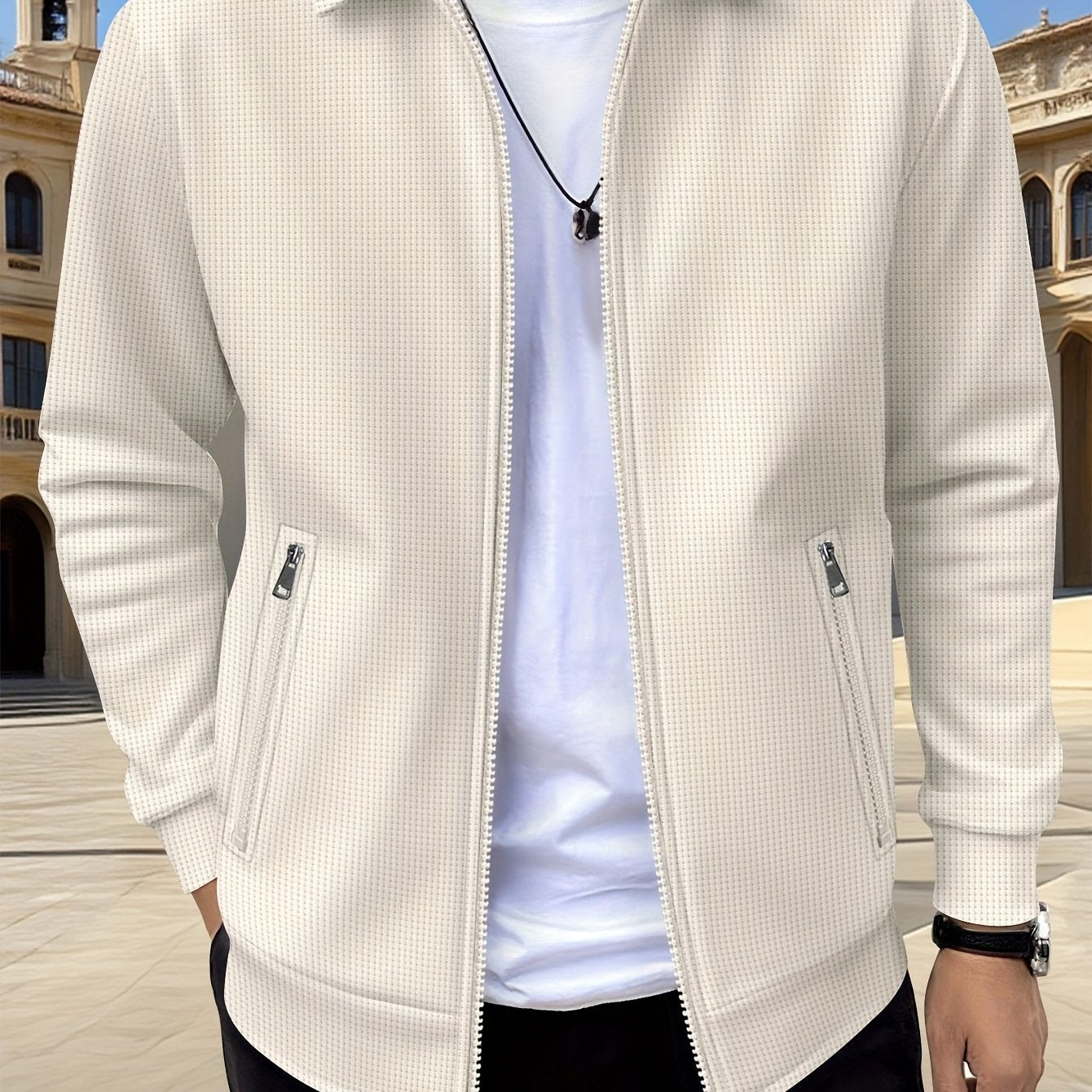 Herren Sportliche Fashion Jacke
