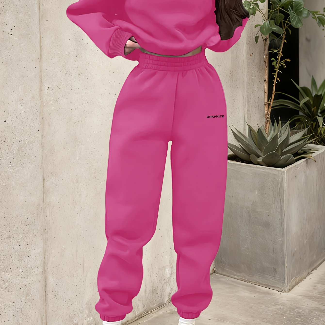 Damen Casual Sweatshirt Set mit Hose