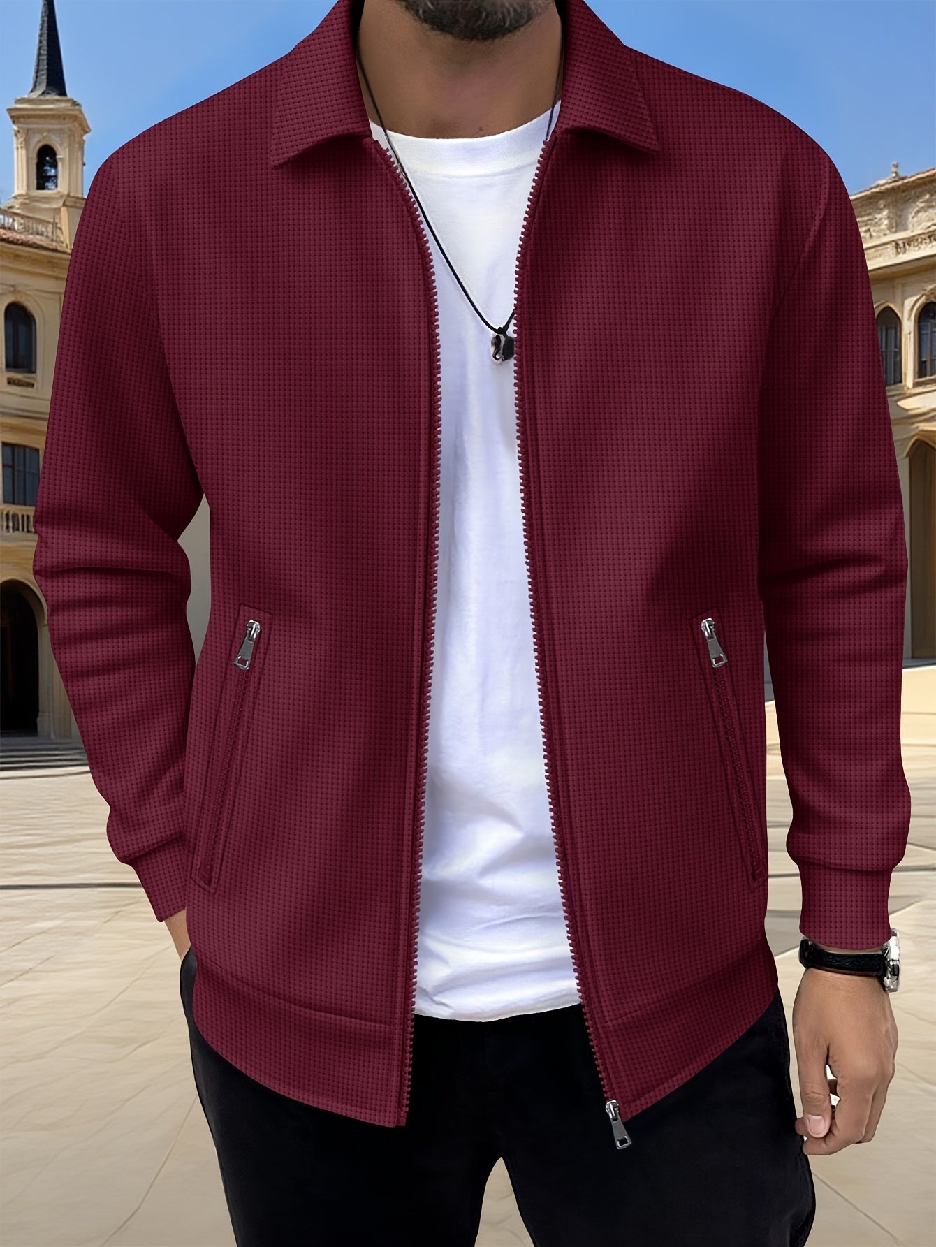 Herren Sportliche Fashion Jacke