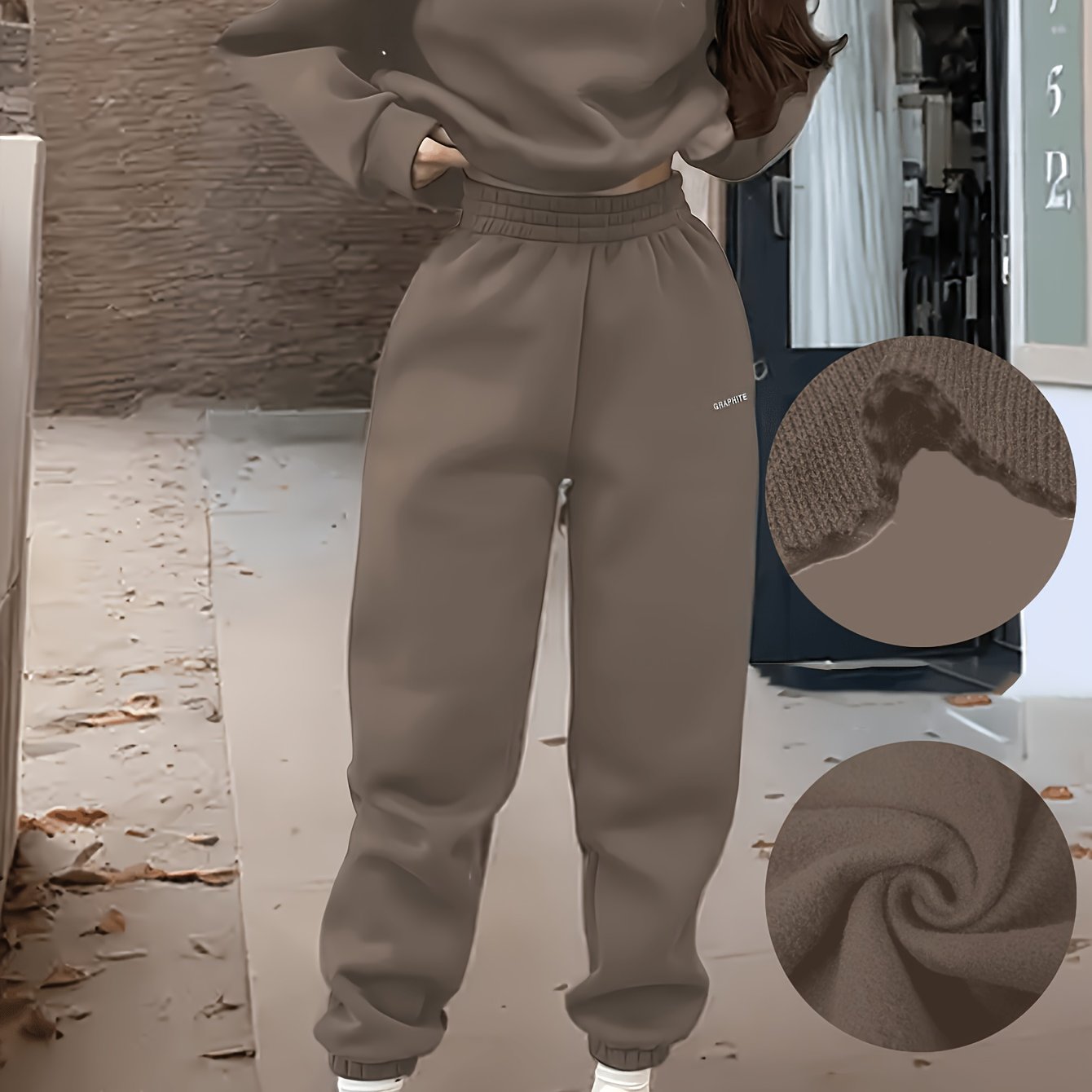 Damen Casual Sweatshirt Set mit Hose