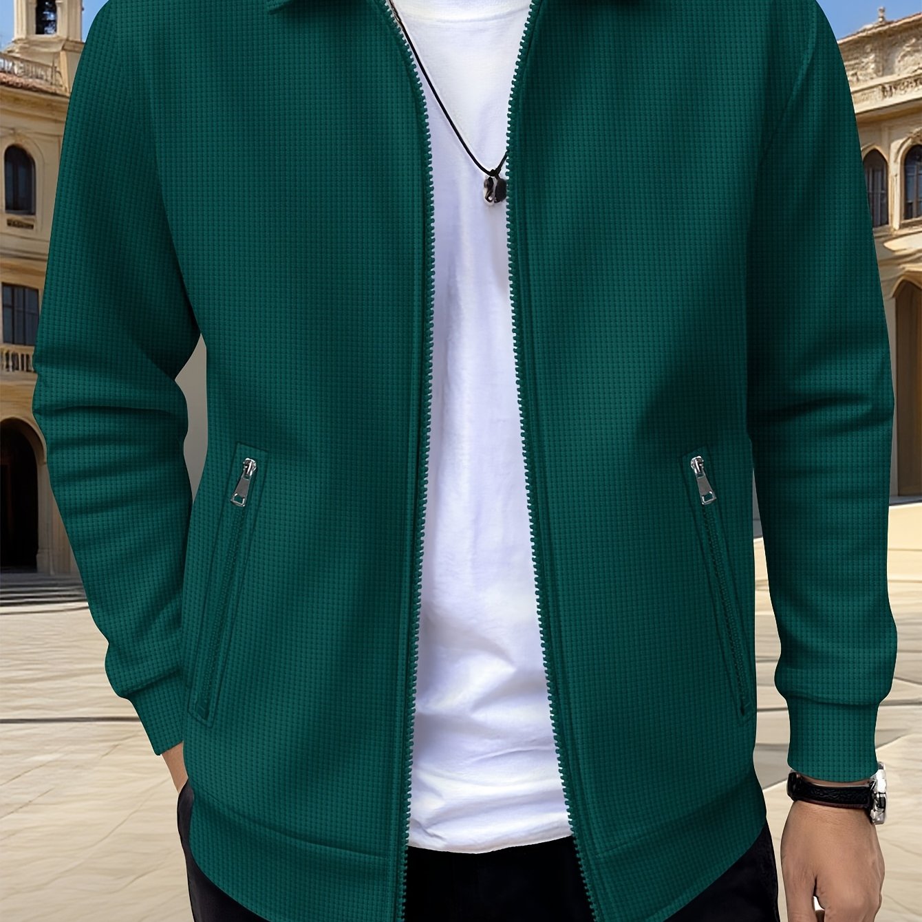 Herren Sportliche Fashion Jacke
