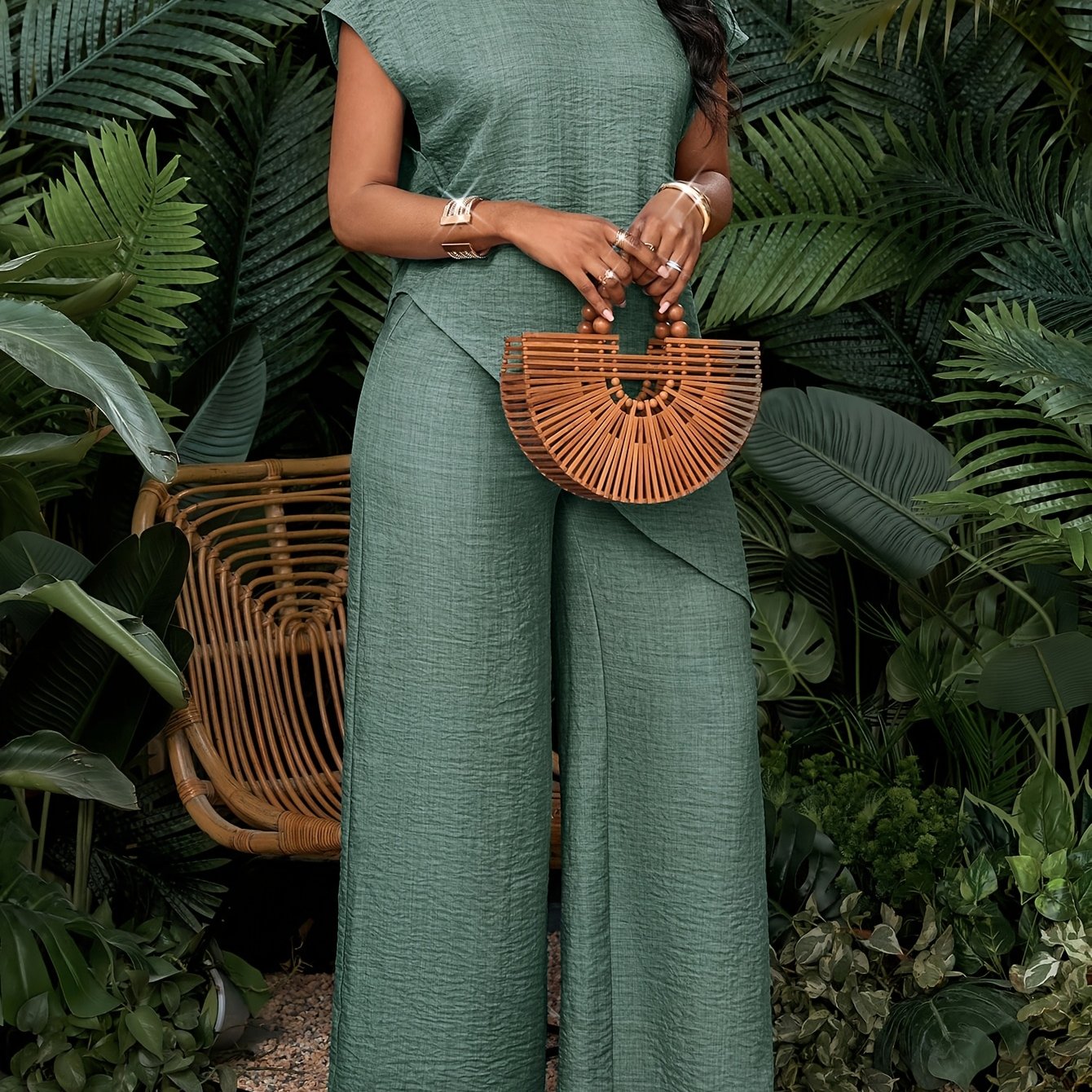 Damen Set – Zweiteiler Asymmetrisch & Lässig Elegant